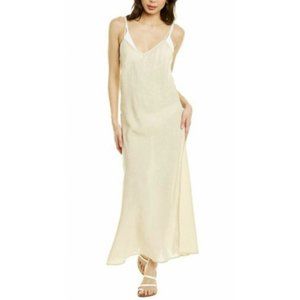 Solid & Striped Women's $228 The Elizabeth Linen Blend Maxi Dress Swim Cover Up